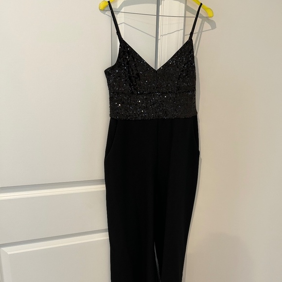 Eliza J sequin jumpsuit - Picture 1 of 3